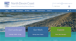 Desktop Screenshot of northdevon-aonb.org.uk