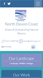 Mobile Screenshot of northdevon-aonb.org.uk